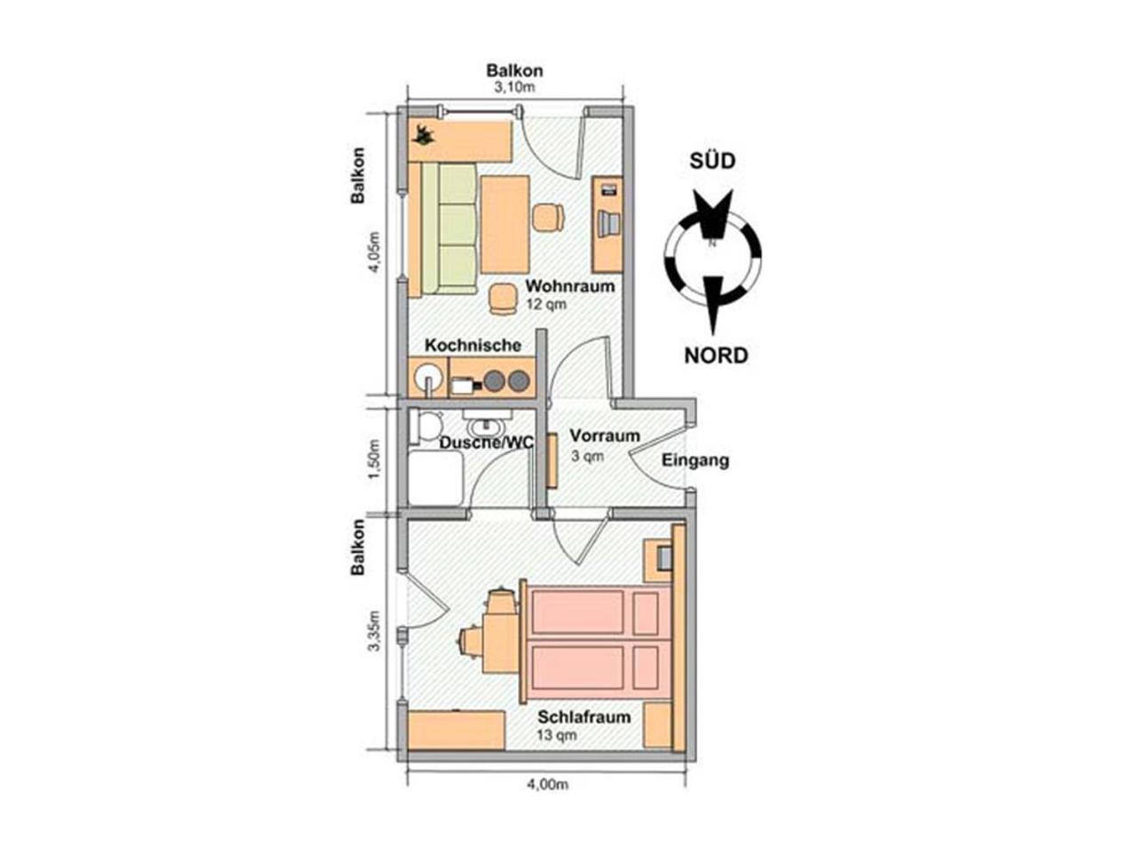 Haus Enzian Apartment Lermoos Luaran gambar