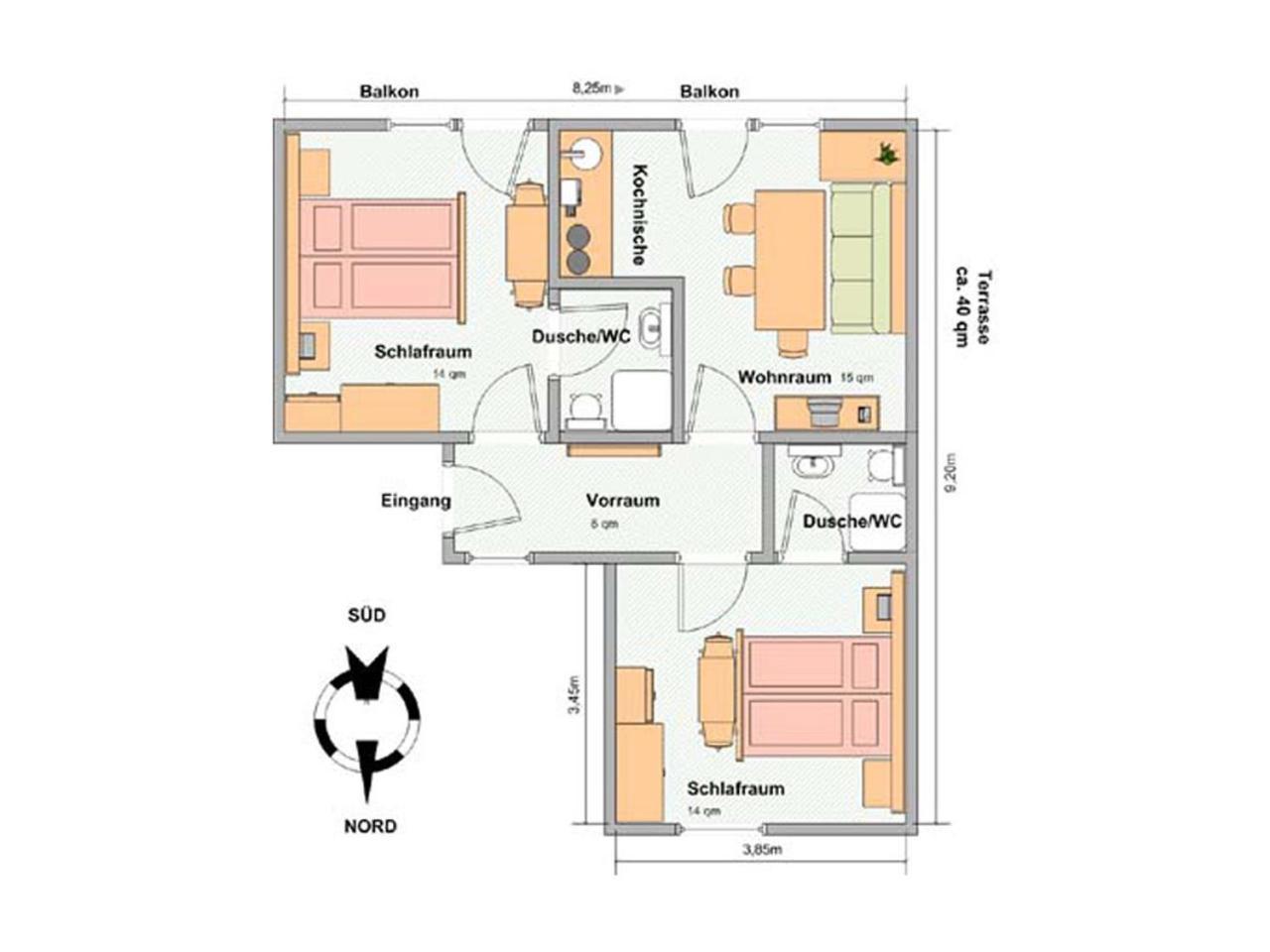 Haus Enzian Apartment Lermoos Luaran gambar